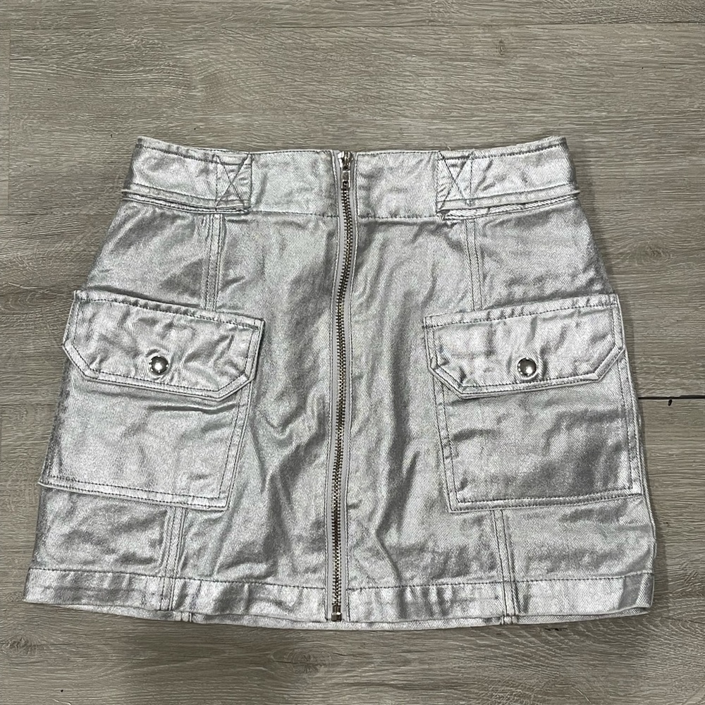 Forever 21 Chrome Skirt